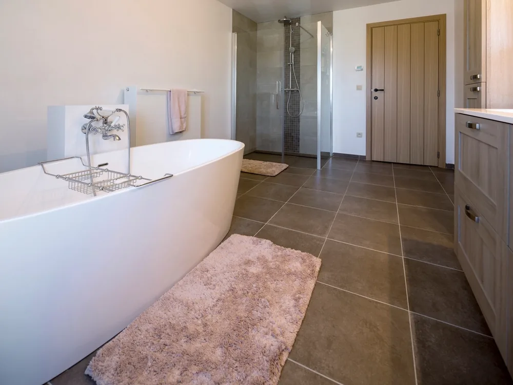 Finished bathroom remodel