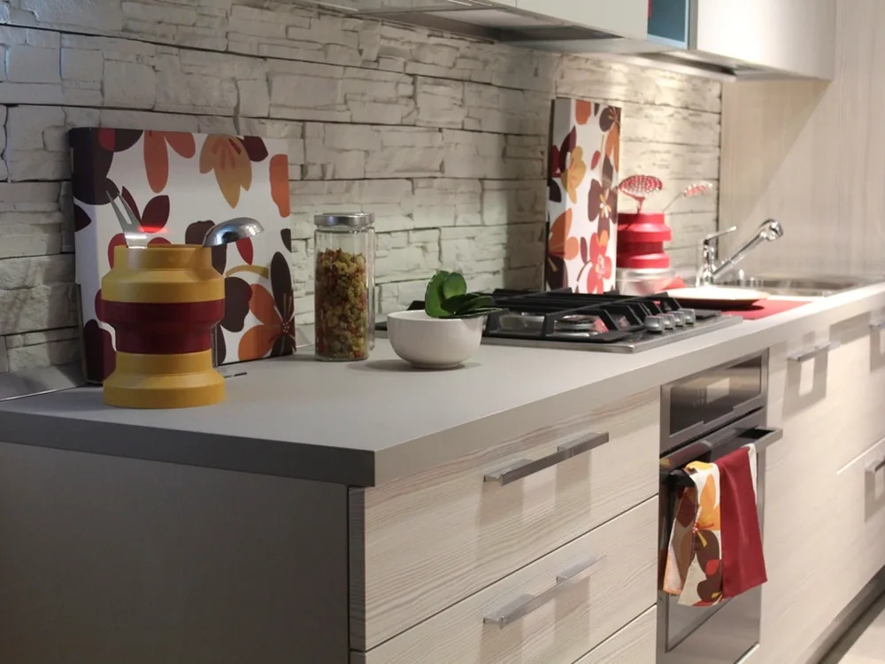 Kitchen island and cabinets